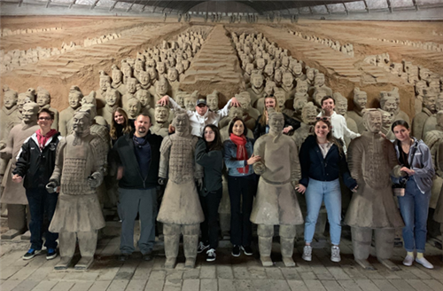 Students and teachers from RFH took in all of the historical sites that they could fit into their itinerary on their trip to  